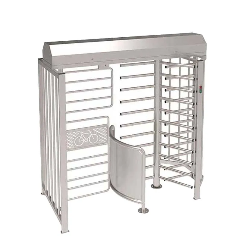 304 Stainless Steel Security Full Height Bicycle Turnstile