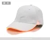 White hat orange light
