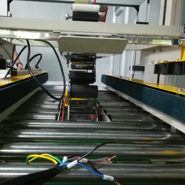 Aile Automatic Packaging Plastic Cosmetic Chemical Bottle Sealing Machine for  Back-End Carton Tape Sealing Packing Machine factory