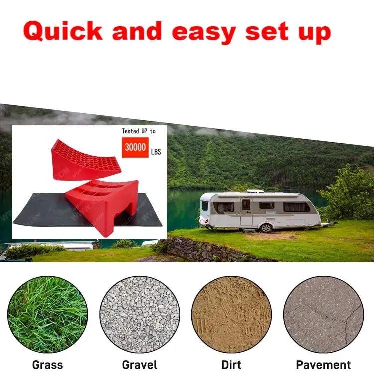 Heavy Duty Leveling Blocks RV Camper Leveler