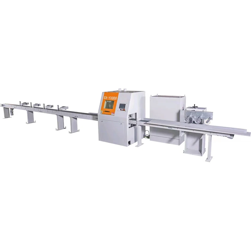 STR-SXYX800 Siemens PLC Optimizing Cross Cut Saw Machine