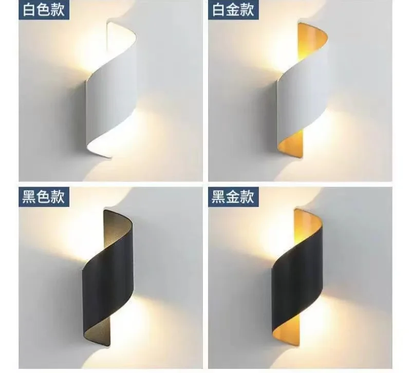 Modern LED Wall Light Garden Waterproof Aluminum Wall Lamp Fancy Lights Exterior 10W