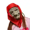 Smoking granny mask