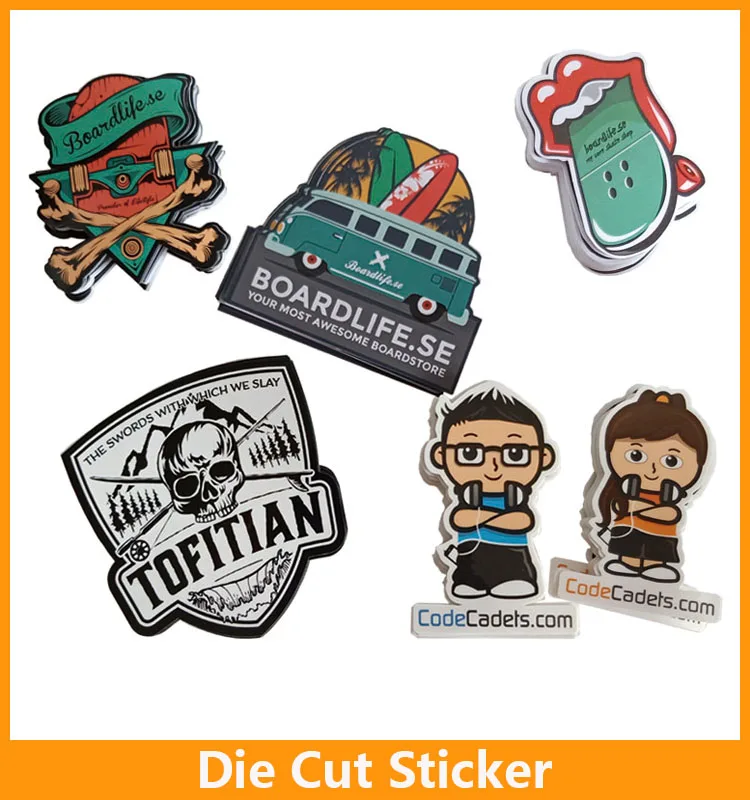 Custom Brand logo UV Transfer Sticker Waterproof Vinyl UV Transfer Box ...