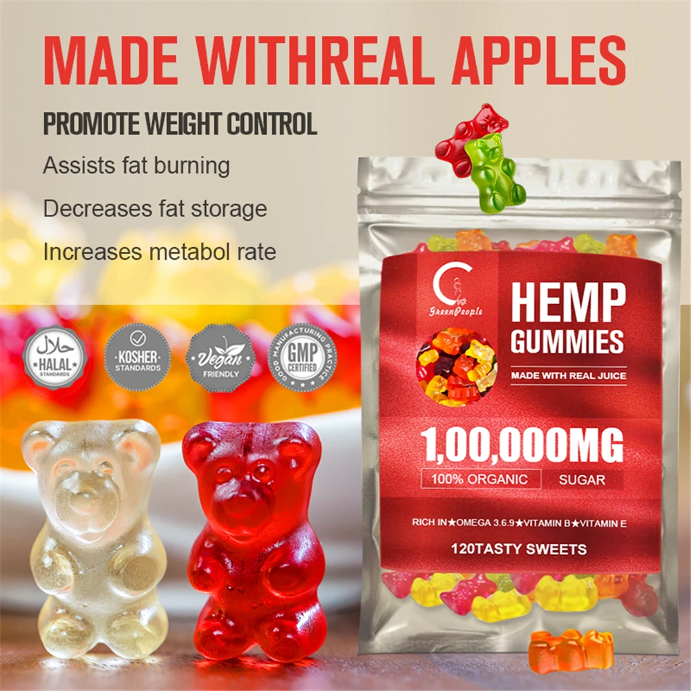 
 Бесплатная Прямая поставка, пеньковые жевательные резинки, оптовая продажа, медвежьи жевательные конфеты, пеньковые жевательные резинки, 60 шт.  