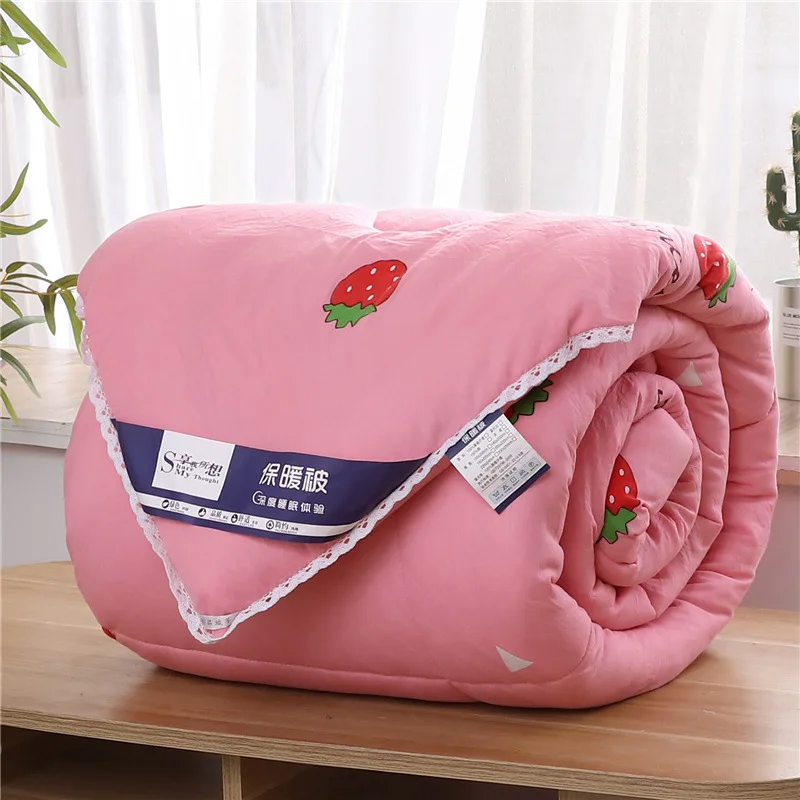 Оптовая продажа с фабрики новый стиль зимнее моющееся Хлопковое одеяло простыня ткань