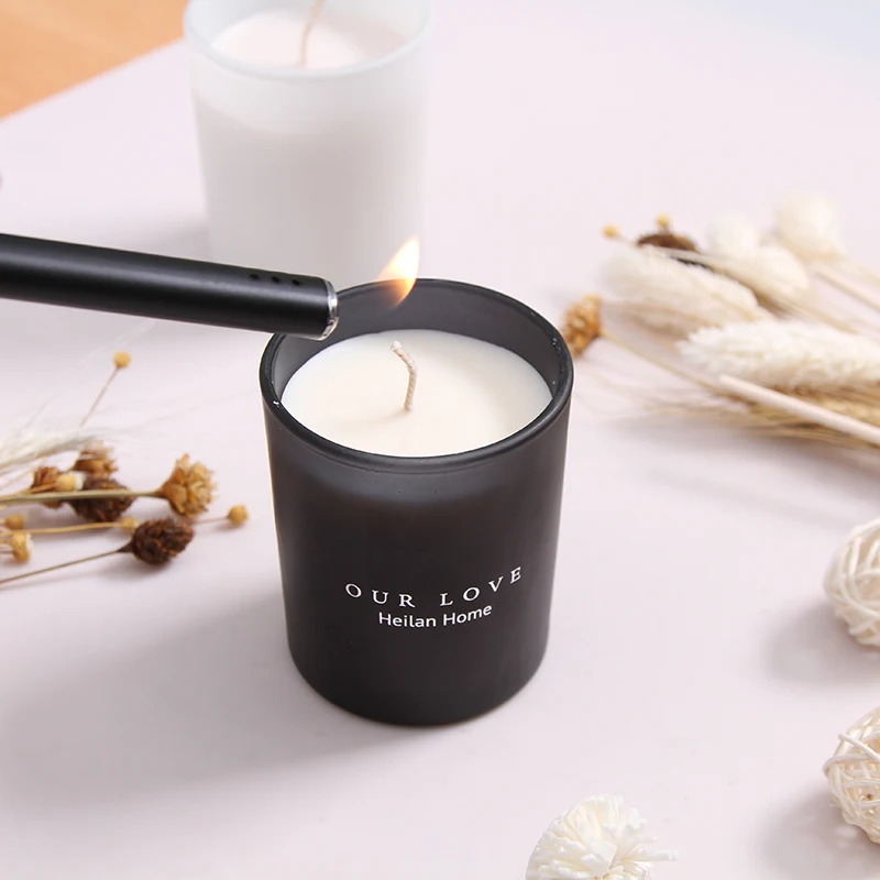 Premium Custom Logo Metal Long Refillable Windproof Adjustable Flame Gas Lighter for Kitchen BBQ Candle Ignition