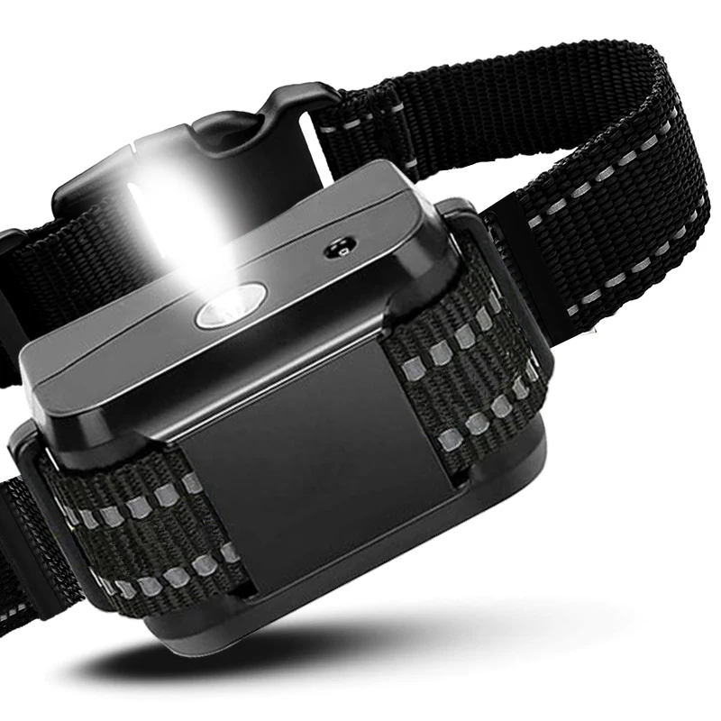 Умный перезаряжаемый собачий ошейник против лая вибрация без шока спрей-ошейник высшего качества регулируемый> 20 часов CE Rohs