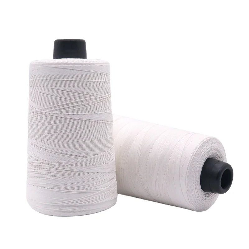Factory Hot Selling High Quality High Tensile 100% Cotton Polyester for Glazed Bag Closing 20/3 Kite Flying Thread