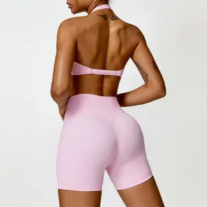 Custom Lulu High-End Quick Dry Sports Bra Soft Workout Tops Women Gym Fitness Yoga Skin- Friendly Spandex Fabric Plus Size