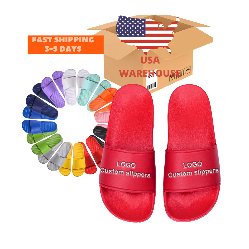 Cheap Rubber Colourful Inspired Pink Custom Unisex Beach Pvc Sneaker Eva Kids Sandalen Hausschuhe Slides Sandals for Men