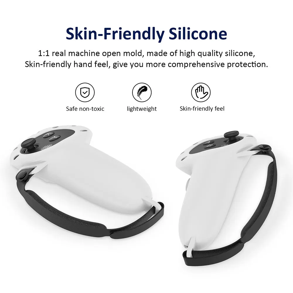 Vr Silicone Console Cover Case For Meta Quest 3 Controller Accessories Soft Protective Game Sweat Proof Touch Non Slip Sleeve details