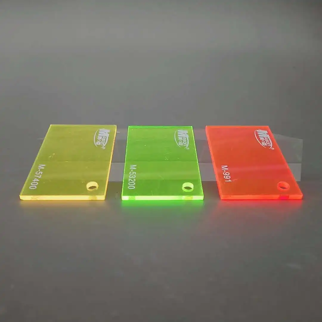 Foglio Acrilico Fluorescente Verde 12x8 Pollici - Plexiglass Per Artigianato E Decorazioni - Foto 2