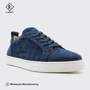 LANCI Shoe Manufacturers Custom Platform Shoes Men Genuine Leather  Luxury Skateboard Shoes