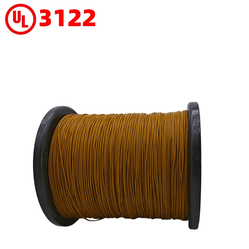 Best-Selling UL3122 Custom 16/24awg Silicone Electrical Wire Stranded Overhead Building Low Voltage Automotive Wire Roll Packed