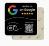 บัตรรีวิว NFC สีดำ