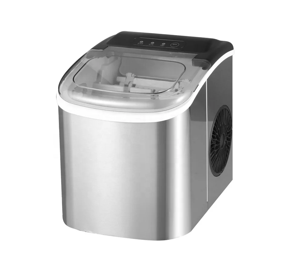 ETL Approved 12KG Countertop Electric Mini Ice Maker Portable 1-Year Warranty Home Ice Cube Machine
