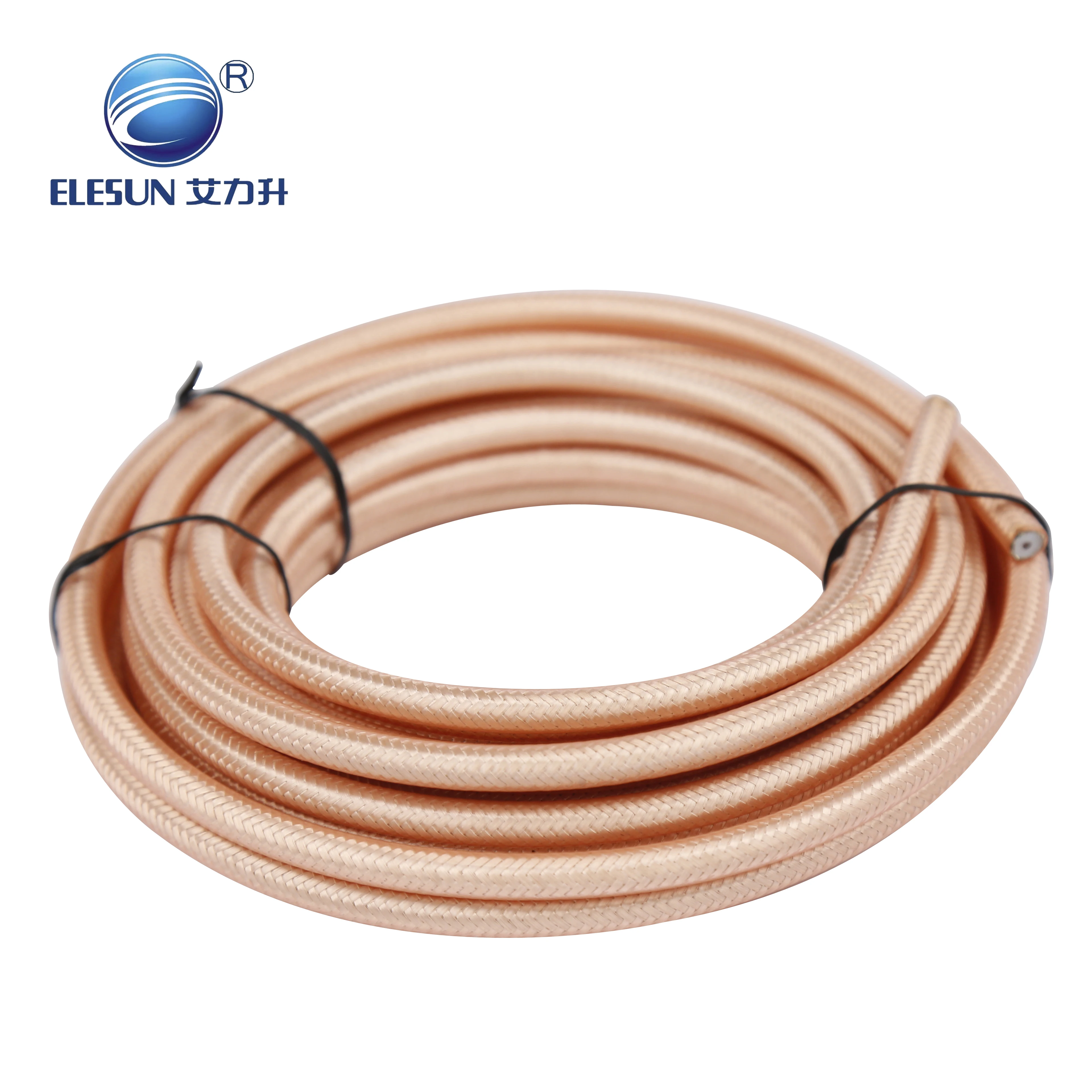 High Temperature RG400 RG316 RG178 RG179 RG142 RG393 with PTFE Insulation Coaxial Cable for Telecommunication