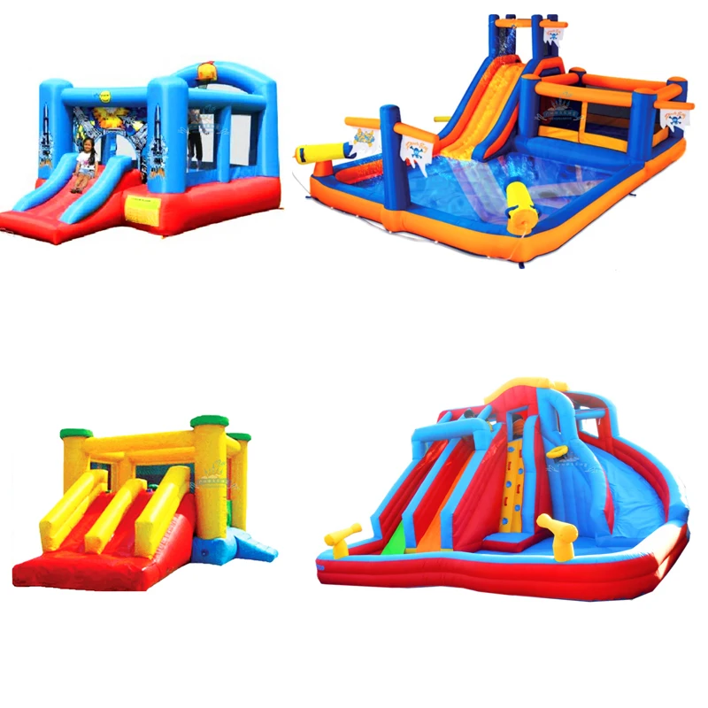 Inflatable Bouncer Jumping Castle Slide Commercial Bounce House With Slide Bounce House Water Slide Combo