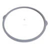 Tapa de olla de silicona gris