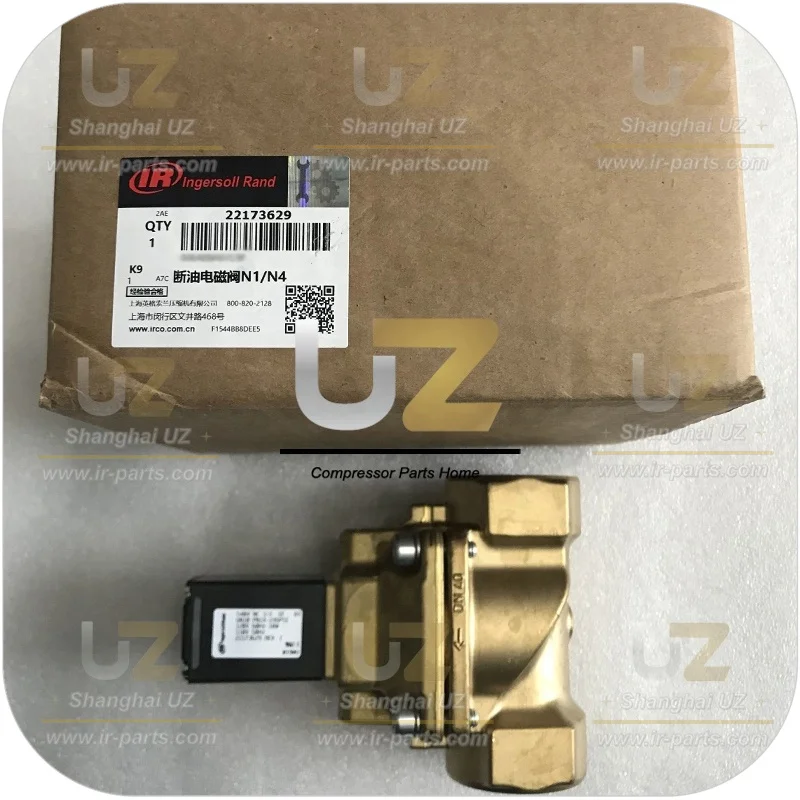 Original Solenoid Valve 22173629 for Ingersoll Rand Compressor