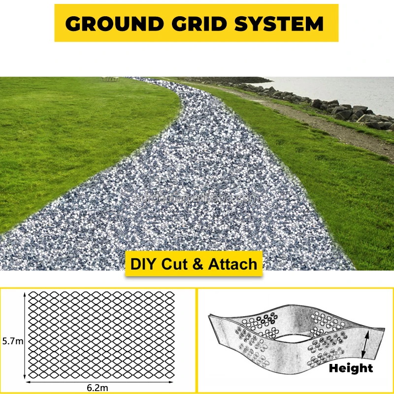 product high quality hdpe geocells durable retaining wall drive slope protection made from high quality pp material outdoor use-3