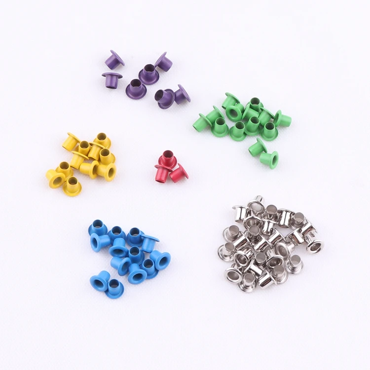 Оптовая продажа, маленькое Латунное металлическое кольцо с люверсами для одежды и обуви