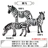 Zebra 3 random hair 1 about 007kg