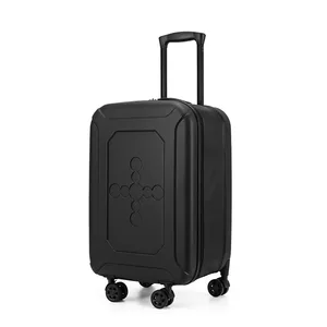 Portable Lightweight Durable Spinner Trolley Suitcase Foldable Cartoon Style Business Travel Luggage Universal Wheels for