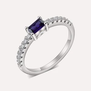 Keiyue Custom 925 Sterling Silver Ring Manufacturer Casual Inlay Gemstone Rings for Ladies for Wedding Engagement Gift Party