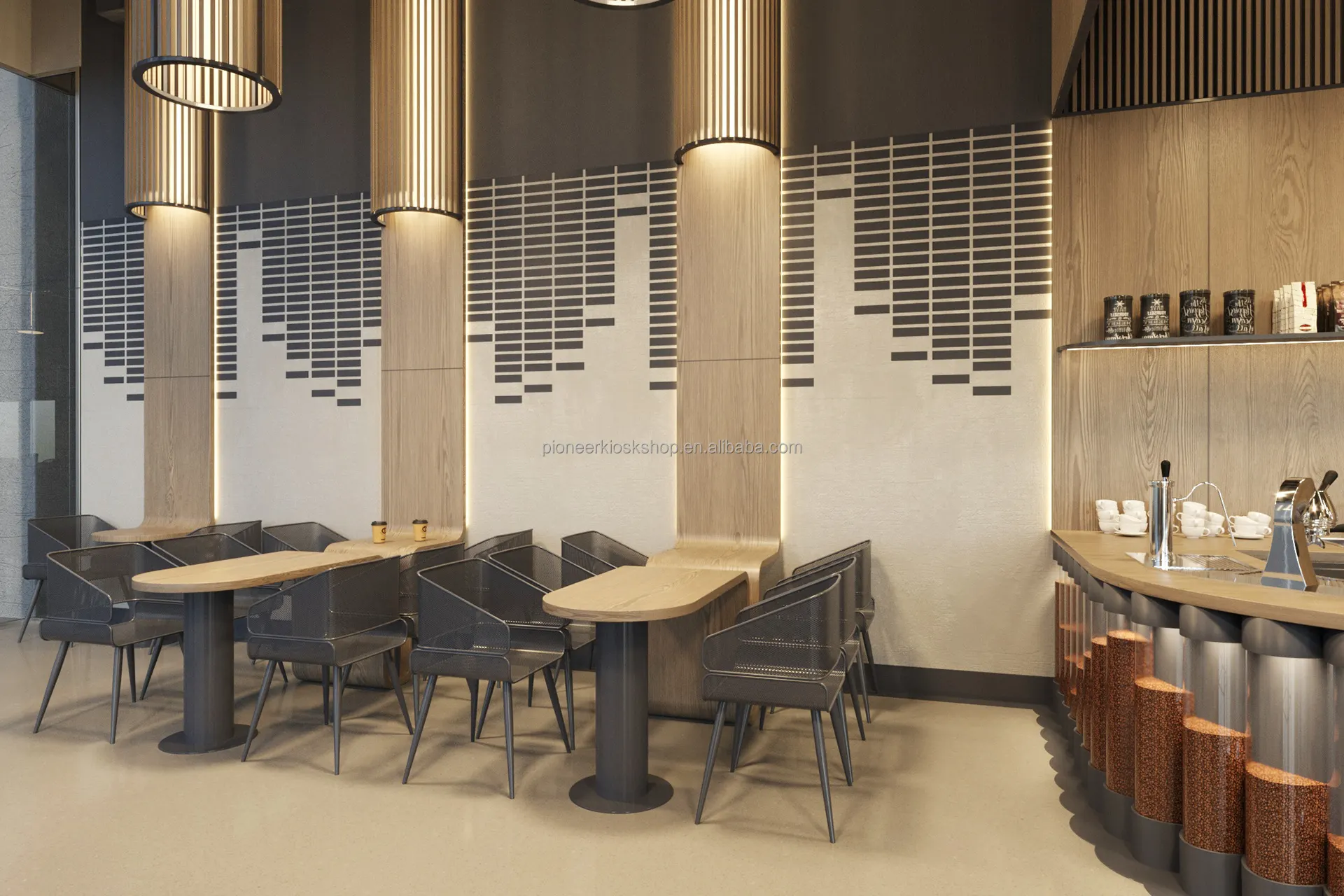 2022 Newest Coffee Shop Interior Design Restaurant Dining Furnitures