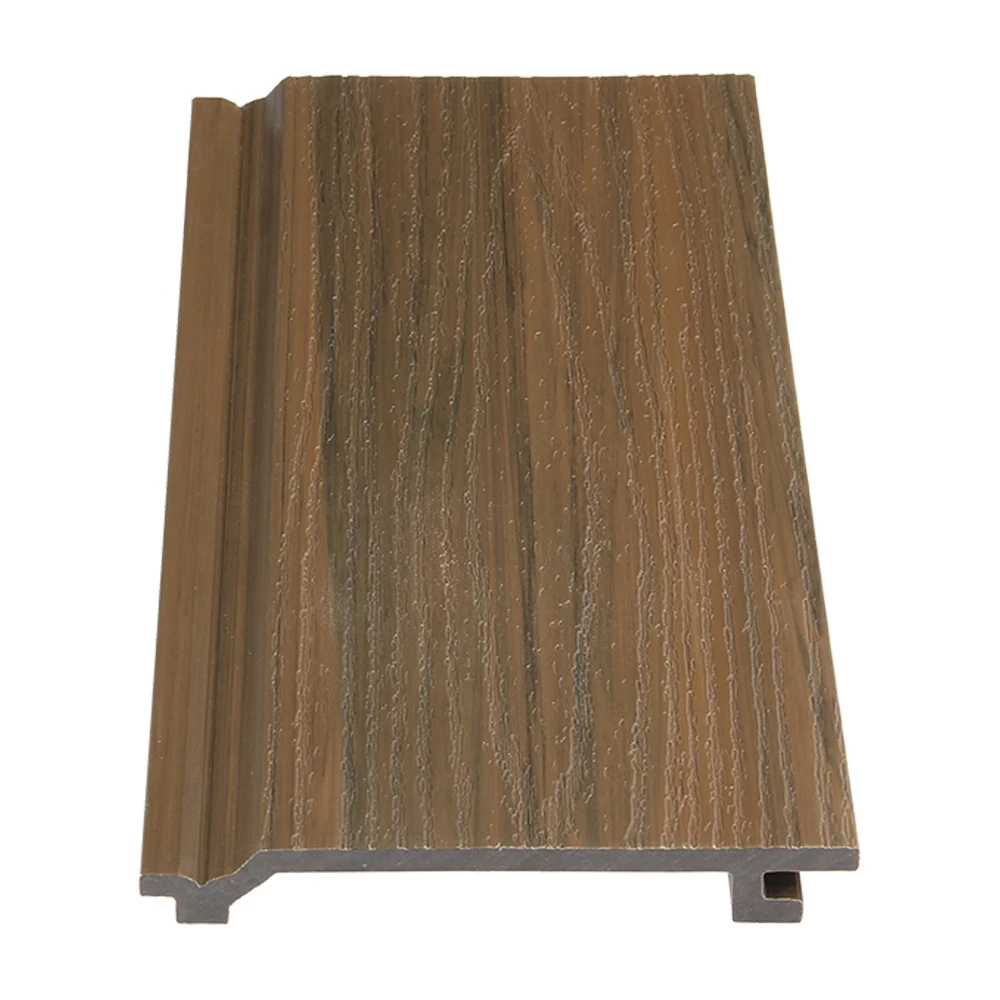 Outdoor Backyard UV Resistance Fluted WPC Board Waterproof Wood Plastic ...