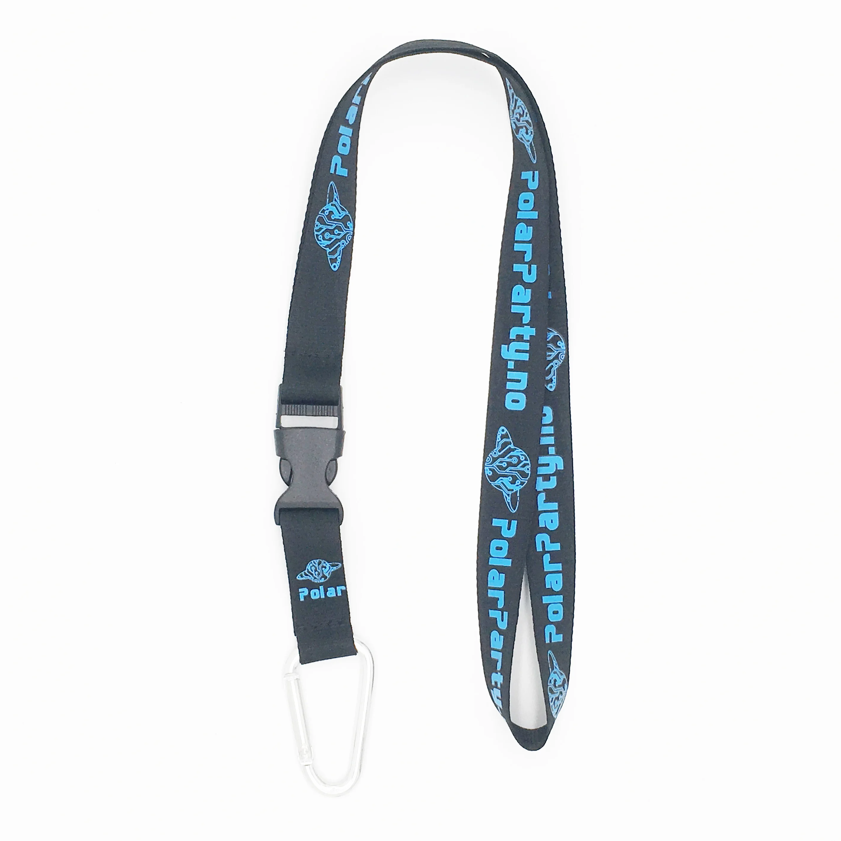 product wholesale oem blank sublimation polyester nylon plain cheap personalized custom logo printed lanyard-2