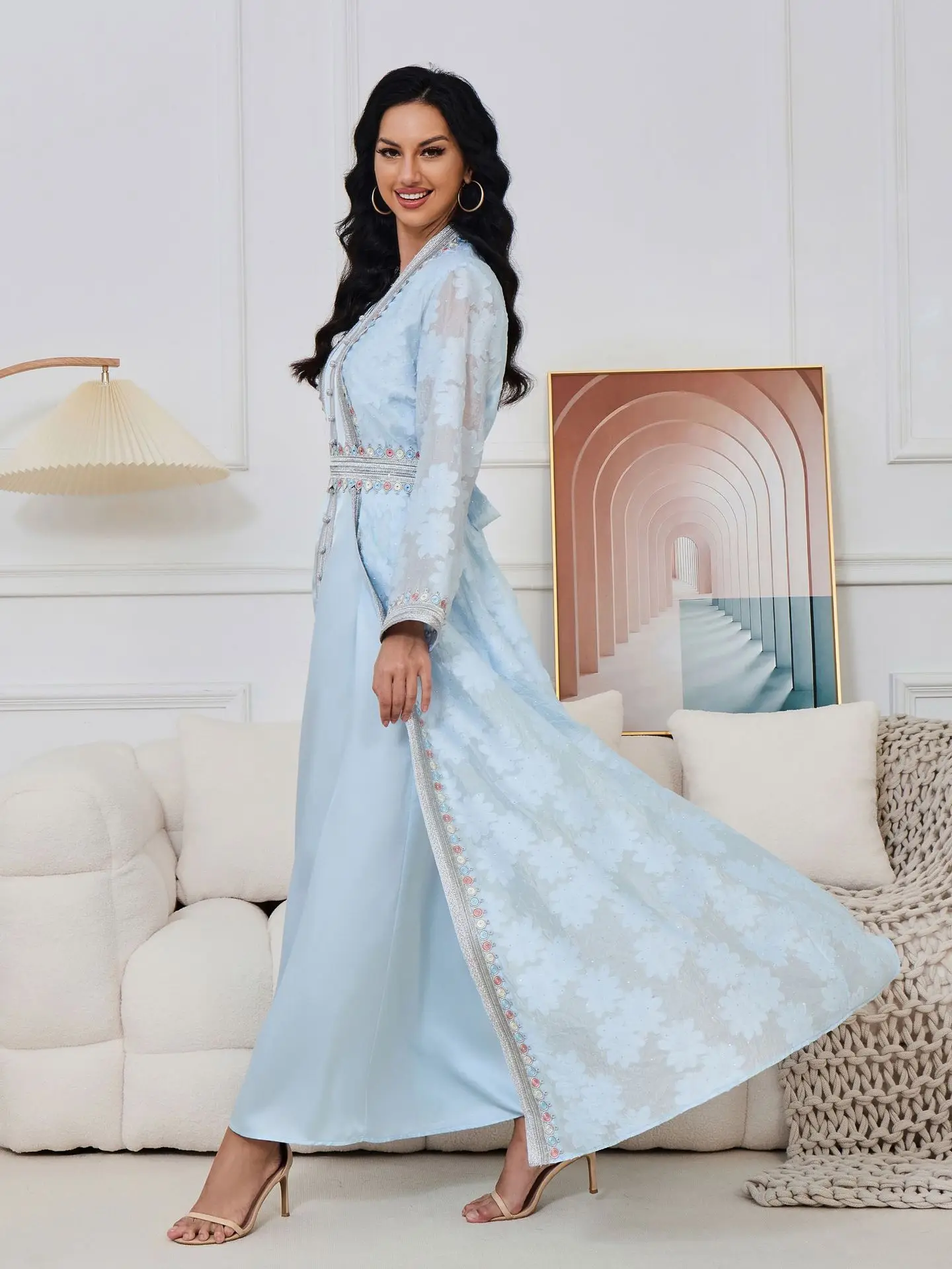 Bettergirl Summer Luxury Abaya Set Elegant Muslim Dress Robes Women Casual Dubai Girl Abaya Arabic Dress Burqa Design New