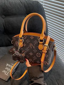 Convertible 3-in-1 Tote Bag, Women's PU Leather Crossbody Shoulder Handbag With Detachable Straps, Versatile Daily Purse