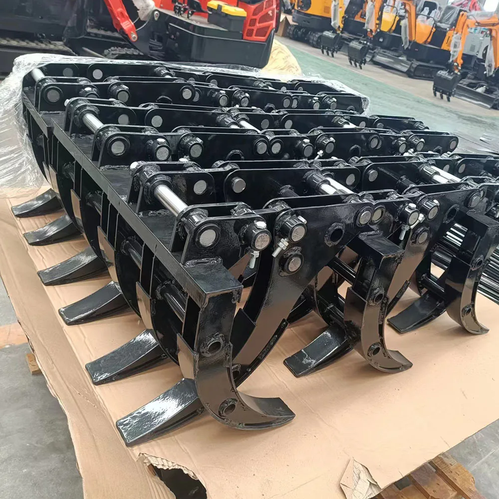 Mini Excavator Root Rake Attachment Rakes Price For Sale Buy Mini