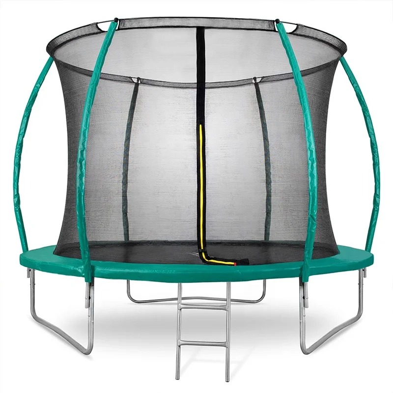 Funjump 10ft Kids Trampoline Jumping Square Trampoline With
