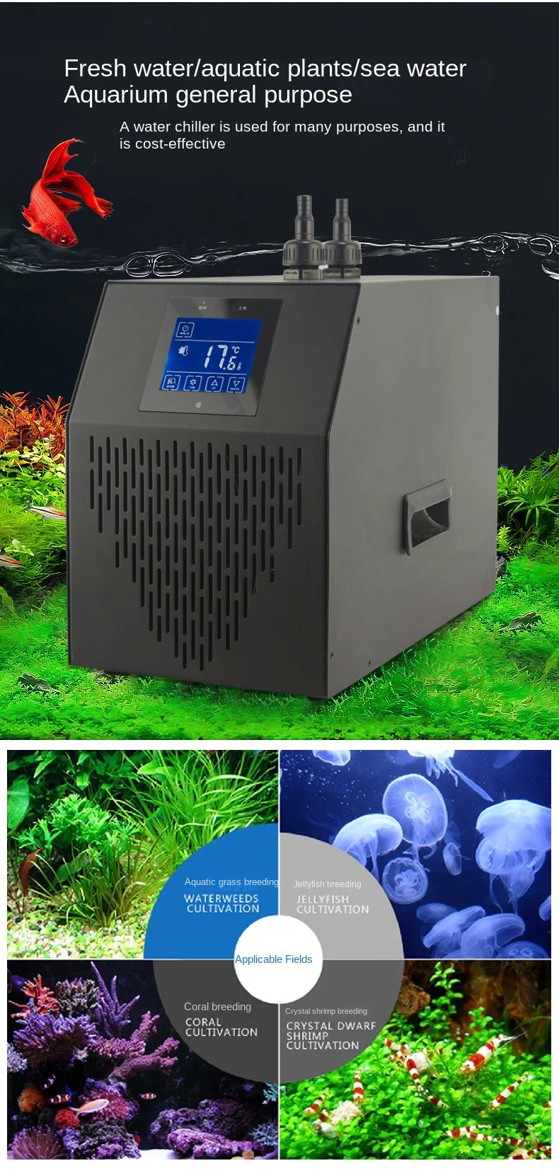 Photo inspiration: Gallery Detail: High Efficiency 160L Plastic Chiller For Aquariums Pools