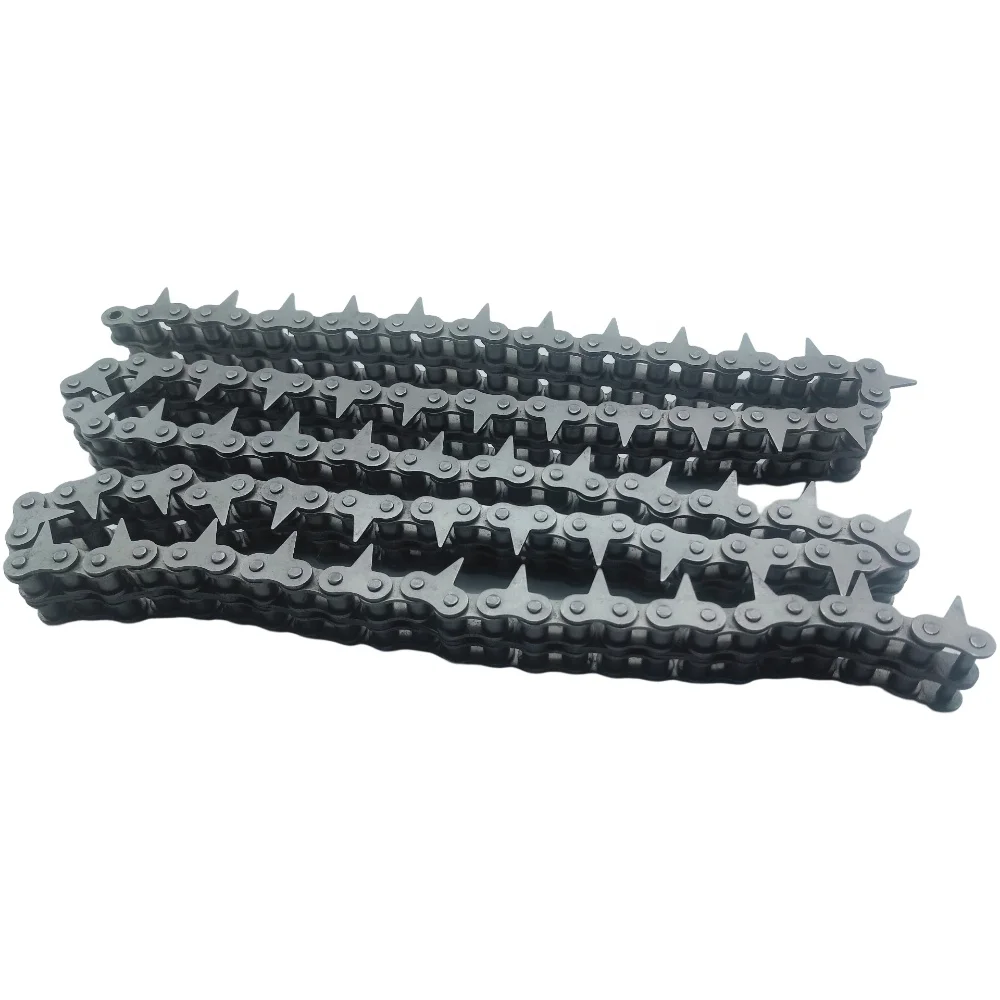 Factory Custom Agricultural 40Mn sharp Top Conveyor Roller Chain With Attachments