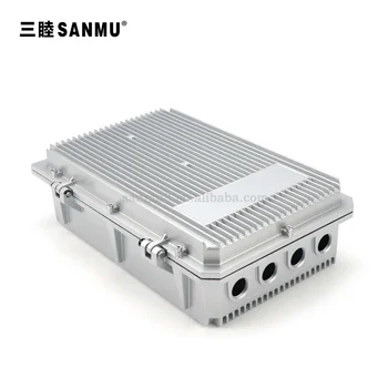 A-031:304*184*75MM Aluminum box junction box extended cooling rib gateway amplifier shell