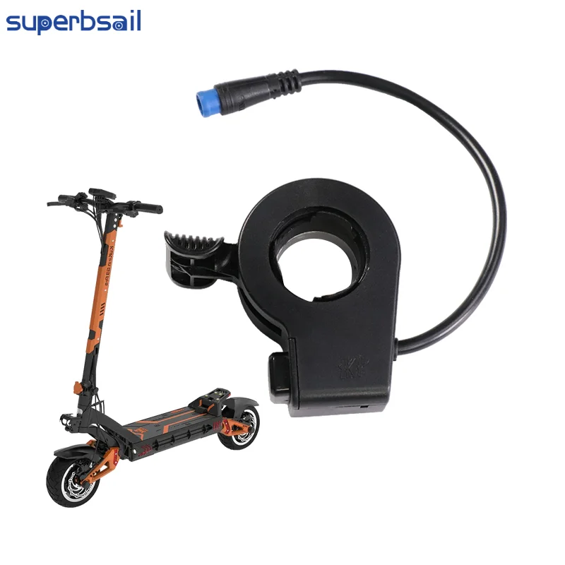 Ridefixing High Quality 4 Pin Throttle Assembly for Kugoo Kukirin G2 Pro Electric Scooter Kickscooter Throttle Replacement Parts