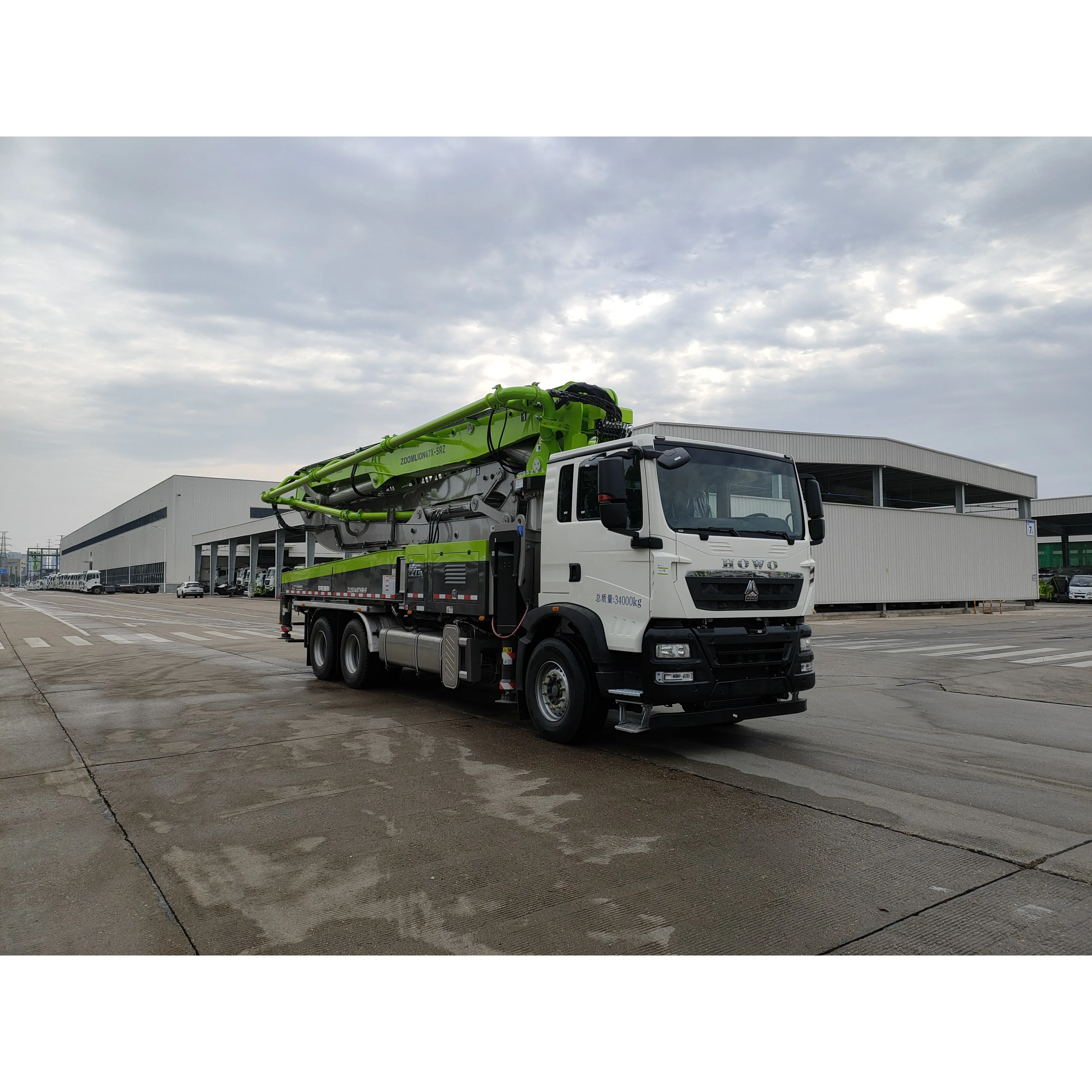 Zoomlion ZLJ5552THBKF 73X-6RZ Concrete Pump Truck - High Efficiency