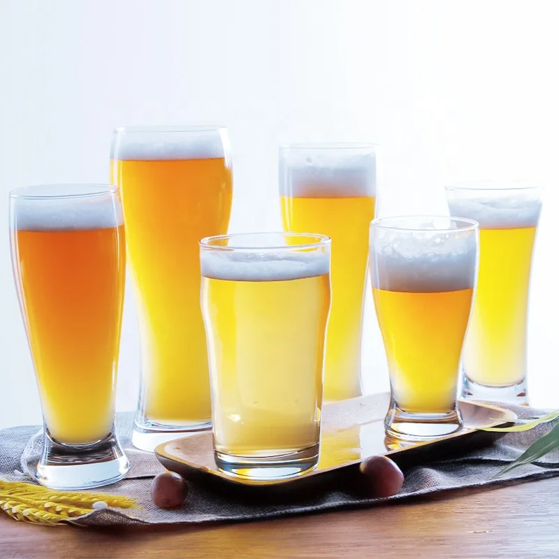 Free Sample Custom Logo Craft Brews Pilsner Pint Beer Glass Cup Giant