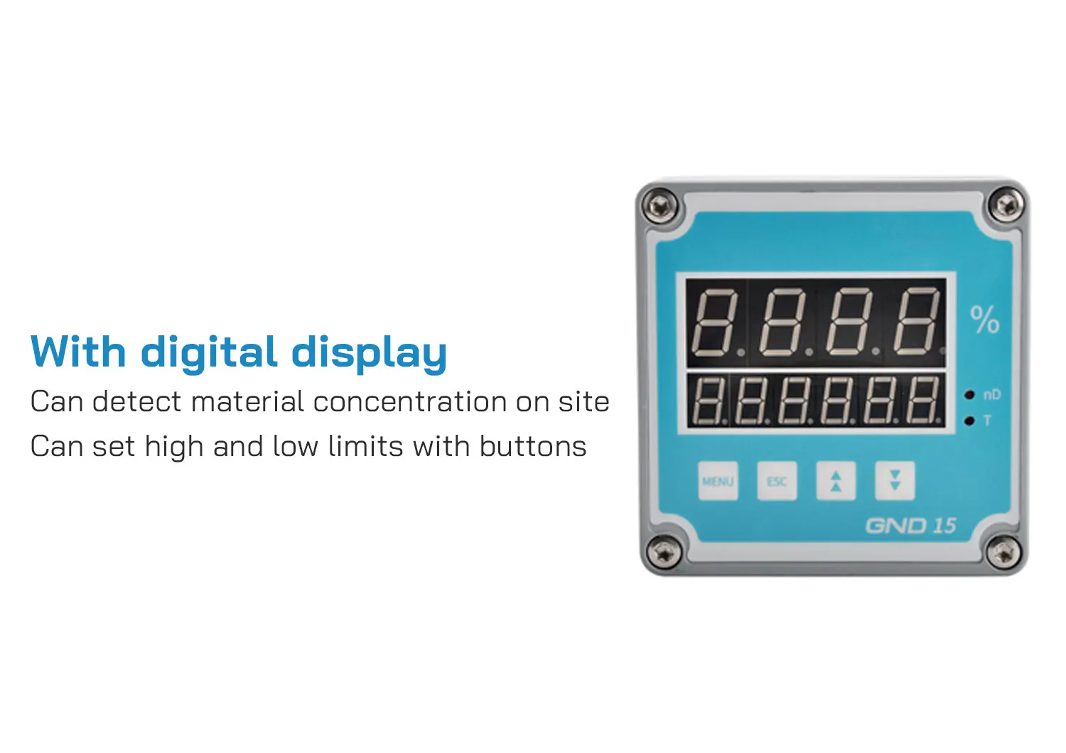 High Precision Digital Saccharometer 0-15% 0-50% Sugar Brix Refractometer for Industrial Use Factory Price