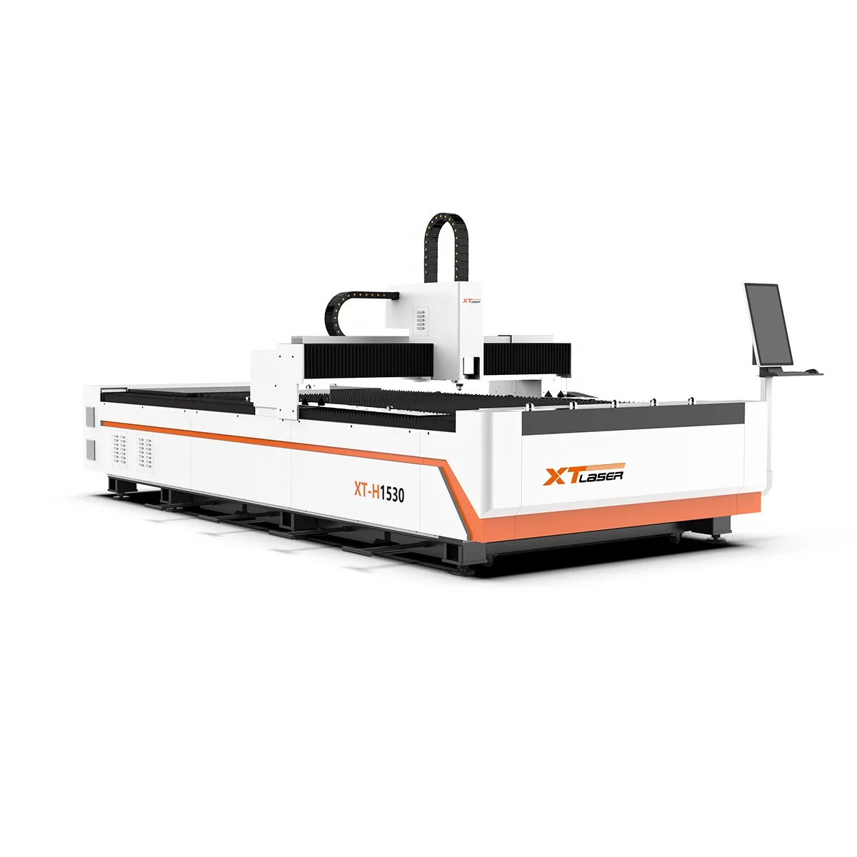 XT LASER DXF Metal PLT Dwg BMP Fiber Laser Cypcut  Laser Cutting Machines 1530 Open Type SS CS Cutting