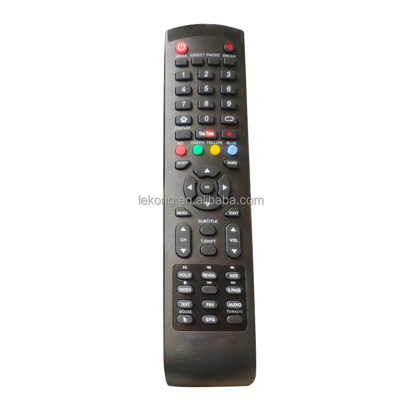 Remote Control ACONATIC 49US531AN for Smart TV KROHLER with Youtube Button