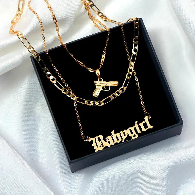 Fashion Punk Hip Hop Jewelry For Women 