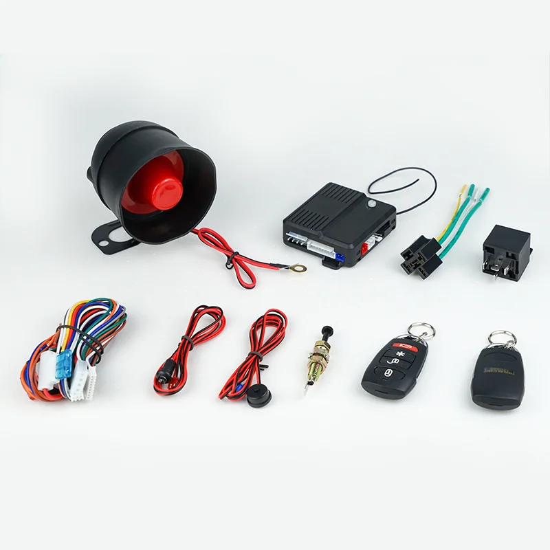 High Quality Car Alarm System One Way Rolling Code Car Security Alarm
