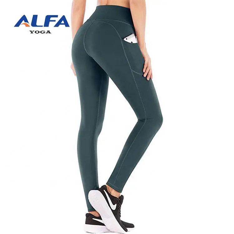 High Waist Yoga Pants For Exercise Heathyoga HY40