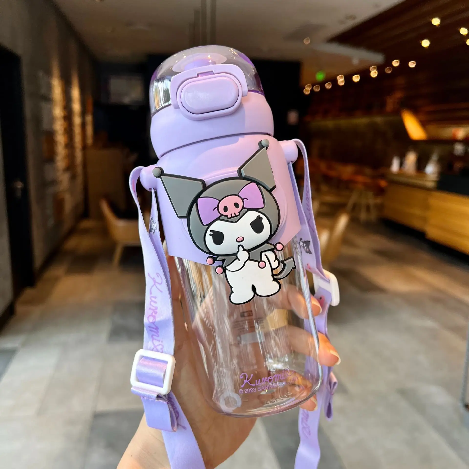 Kawaii Sanrio Water Cup with Straw